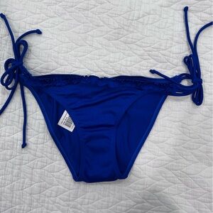 NWT Pour Moi Carnival Bikini Bottom Blue size UK 12